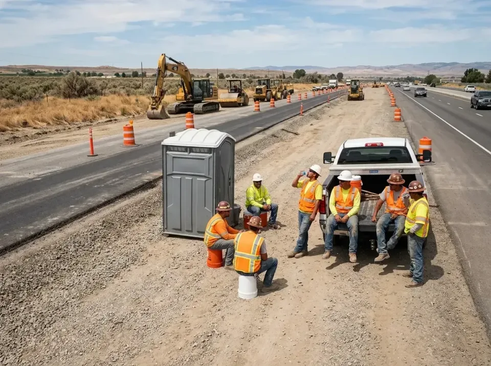 highway-road-construction-crew-007 — frequently asked questions, Porta Potty and Restroom Rentals in Carefree, AZ